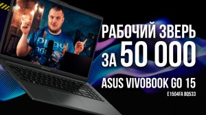 Хороший рабочий ноутбук за небольшие деньги - Обзор ASUS Vivobook Go 15 E1504FA BQ533