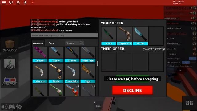 TRADING (finnally) FOR SPARKLE8!!! Roblox MM2 смотреть онлайн