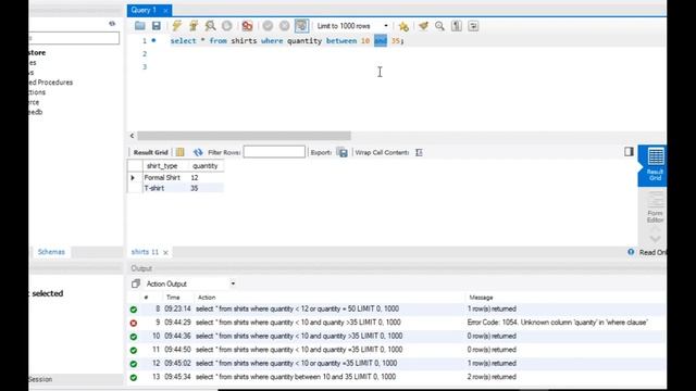BETWEEN and NOT Operator | MySQL in Kannada #9
