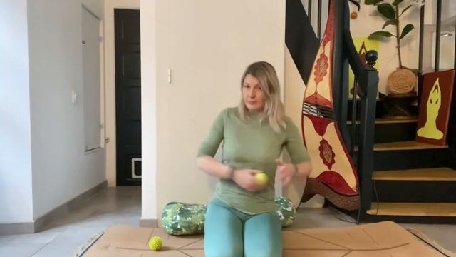 Самомассаж теннисным мячиком смотреть онлайн