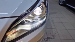 Hyundai Solaris. Замена линз на тёплые BI-LED двухчиповые линзы Zorkiy Bengal Tiger F40 4300K.