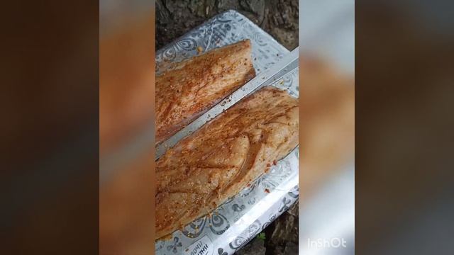 Скумбрия приготовленная на мангале. смотреть онлайн