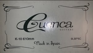 Гитара Cuenca K-10 кедр массив размер 3/4 - Этюд №7 Каркасси.