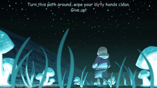 Undertale Megalovania Sans Version - with lyrics (Original by Aria Rose) смотреть онлайн