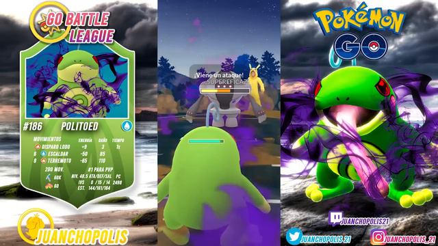 LO VAN A NERFEAR ¡EL ATAQUE MÁS NUEVO DE POLITOED SHADOW EN LIGA ULTRA!-Pokémon Go PvP смотреть онлайн