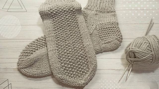 Носки шерстяные, вязаные, мужские. Knitted Socks. #shorts #вязаниеспицами #вязание #носки