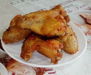 Жареные крылышки.