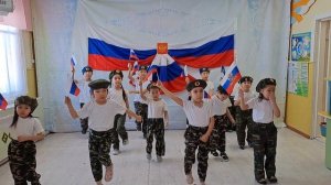 Танец "Вперед Россия!" старшая группа МБДОУ Д/с 14 "Сардаана"