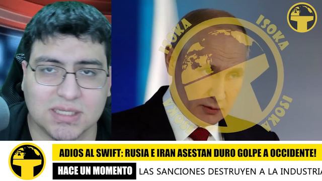 ADIOS AL SWIFT: RUSIA E IRAN ASESTAN DURO GOLPE A OCCIDENTE! смотреть онлайн
