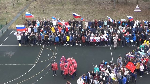 Zа память. Флешмоб в школе Попова