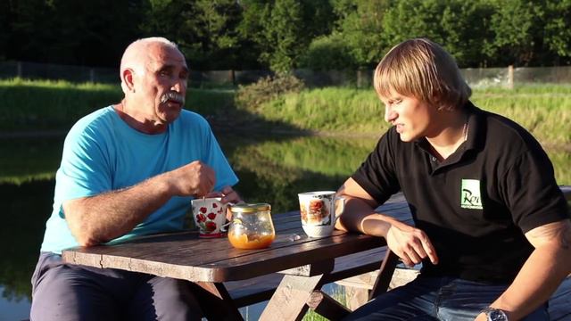 Беседа в питомнике А.К. Борисенка