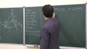 Теорема о трех перпендикулярах. Задача 3