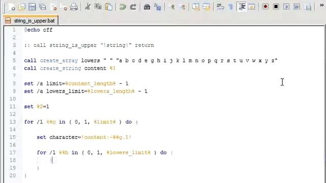 Batch 80 String is Upper смотреть онлайн