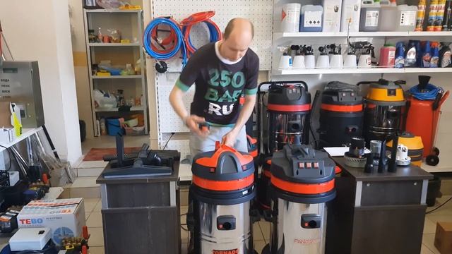 Какой пылесос поднимет 4 литра воды? Обзор промышленных пылесосов смотреть онлайн