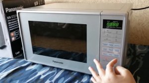 Распаковка - Микроволновая печь Panasonic NN-ST27HMZPE