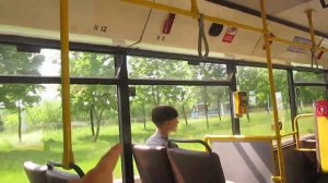 Автобус МАЗ-103.465 гос. № АК 4328-7 маршрут №127 в Минске (ПОЕЗДКА)