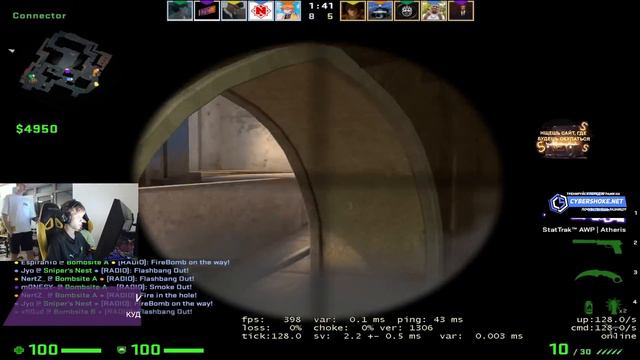 M0NESY ПОКАЗАЛ КАК ПРАВИЛЬНО ИГРАТЬ НА FPL (CS:GO)