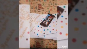 🌟Альбом вкусняшками!! На день рождение!🌟🤤🙈💖💕💕Вкусная открытка!