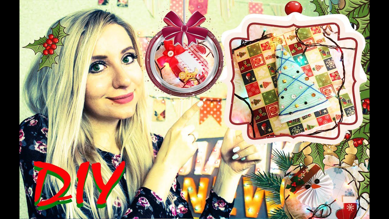 Подарки на Новый год своими руками  #1 ❄️ Идеи Новогодние открытки DIY