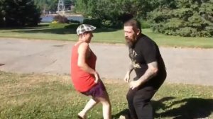 Kick in the nuts challenge