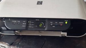 Reset print canon mp160