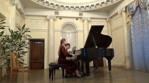 Ф. Пуленк Соната для фортепиано в 4 руки, исп. Кудрявцева Юля, Алькимович Ксения