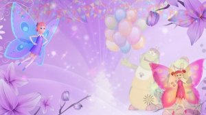 Готовый детский слайд-шоу. С днем рождения! Лунтик и его друзья.