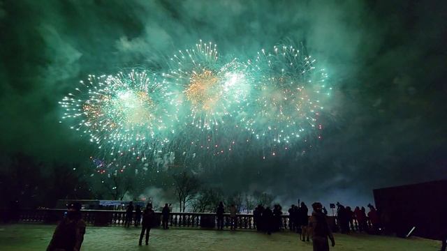23 февраля 2023. День защитника Отечества?? Москва, Воробьёвы горы/ Лужники, салют ?