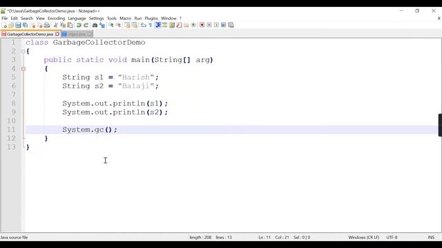 Garbage Collector in Java | Java Tutorial for Beginners in Tamil