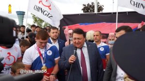 Олимпийского чемпиона Мусу Евлоева и Мусу Могушкова встретили на родине в Ингушетии