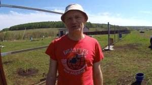 Делаем ворота на даче.