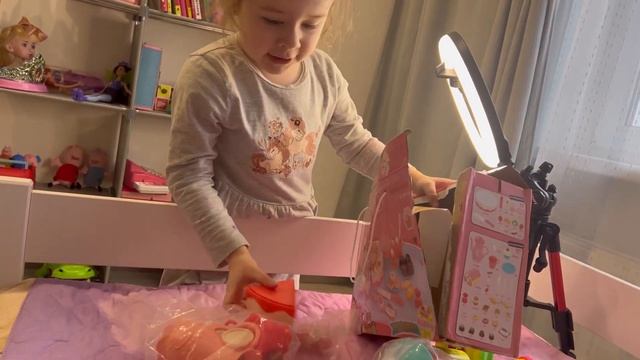Распаковка игрушки?набор для чаепития #дети #девочка#игрушки#распаковкаигрушек #мультик#игры
