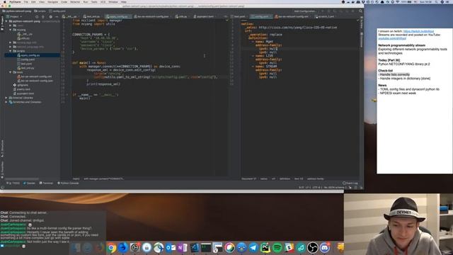 Python NETCONF/YANG library part 2 – Network programmability stream 36
