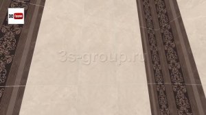 Плитка «Версаль» Керама Марацци | Вариант раскладки в интерьере ванной