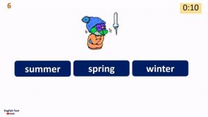 Seasons of The Year Quiz for Kids