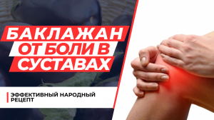 БАКЛАЖАН ОТ БОЛЕЙ В СУСТАВАХ? НЕ ВЕРЬ - ПРОВЕРЬ!