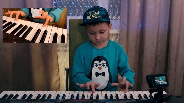 Урок Фортепиано для детей. Уроки игры на пианино для самых маленьких.