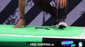 Inflatable Paddle Boards SUP Pop Up 11'0 Mint & Pink/Green & Black