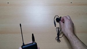 Распаковка разъем для микрофона мини XLR 3/4