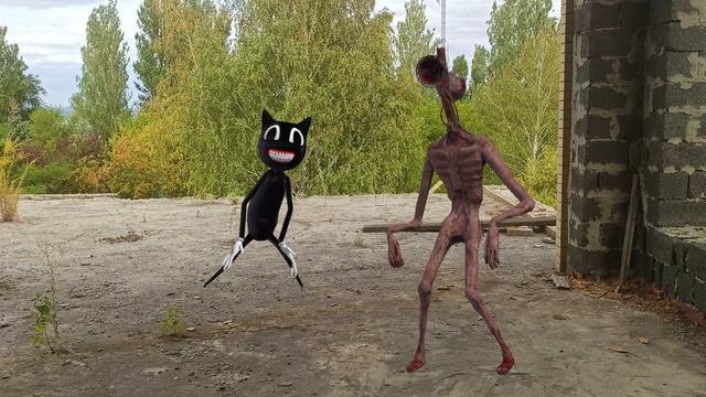 ТАНЦЕВАЛЬНЫЙ БАТЛ МОНСТРОВ SCP! Скромник Vs Скульптура Vs Cartoon Cat Vs Сиреноголовый / Шепот