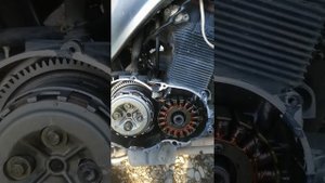 Ремонт катушки, снятие магнеты Suzuki RF 400 R