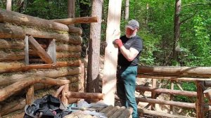 Живу в землянке с диким КАБАНОМ | Строю баню | Неудачная готовка пиццы | бушкрафт.