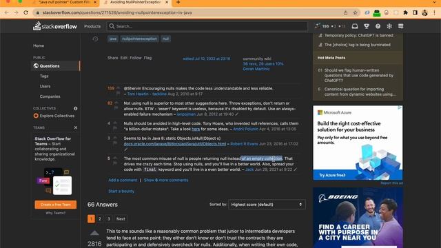 Explore Stackoverflow Java Null Pointer Exception смотреть онлайн