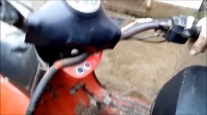 "МУРАВЕЙ- 2" грузовой мотороллер Запуск и работа двигателя. cargo motor scooter