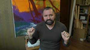 Юрий Клапоух. Уроки живописи для начинающих. Тема - пожухание.