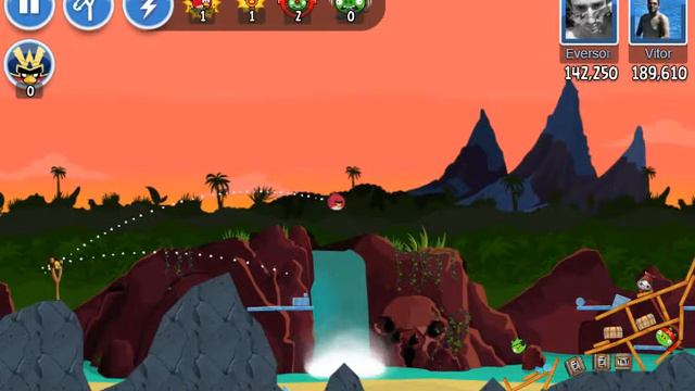 Angry Birds Friends - Level 6 - Week 105 High Score 192K - No Power Up - Pirate Tournament смотреть онлайн