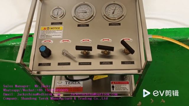 GU-GTB-60 Pneumatic Nitrogen and CO2 gas booster pump pressurized and transfer filling equipment смотреть онлайн