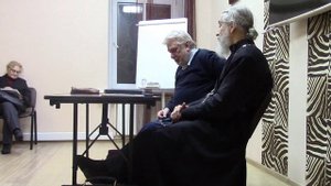 Встреча о. Амвросия Тимрота с И.Б. Чубайсом в клубе Россия 14 января 2019 г.