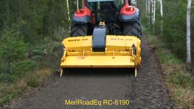 Стабилизатор грунта Suokone MeriRoad RC-6190 DTG. Дорожная фреза. Выравнивание дороги Road EQ rc600