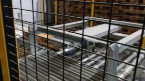 Тестирование наших деревянных поддонов 1200х800х144 мм. на линии контроля качества.